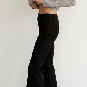 DONNI. Black Flare Pants